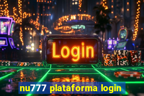 nu777 plataforma login